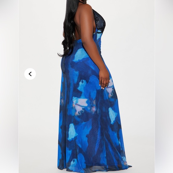 Chic Sleeveless Maxi Dress 💙🖤 - Picture 5 of 6